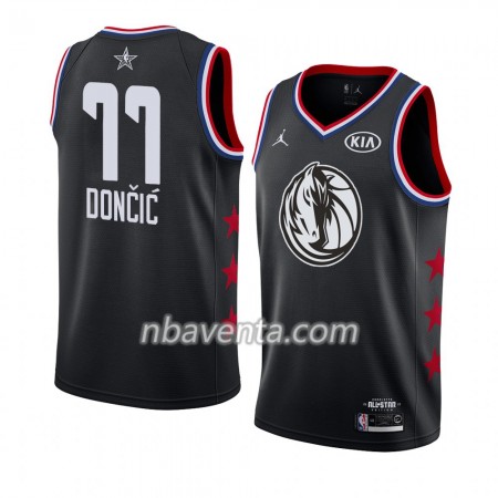 Camiseta Hombre Dallas Mavericks Luka Doncic 77 2019 All-Star Jordan Brand Negro Swingman